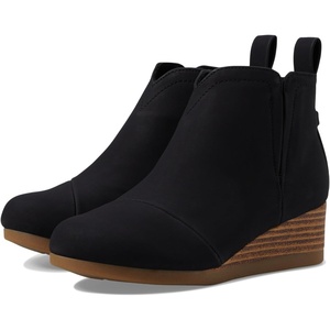 image:imageTOMS Kids Clare Little KidBig KidBlack Pu Nubuck