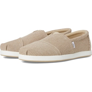 image:imageTOMS Mens Alp FWD Espadrille Slip On Canvas Upper CloudBound InsoleAlmond Subtle Stripe