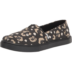 image:imageTOMS Mens Alpargata Classic Slipon Espadrille TextileSynthetic UpperBlack Abstract Leopard Print