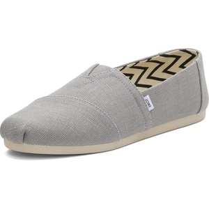 image:imageTOMS Mens Alpargata Classic Slipon Espadrille TextileSynthetic UpperDrizzle Grey Heritage Canvas
