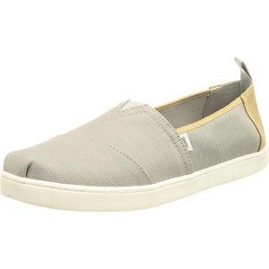 image:imageTOMS Mens Alpargata Classic Slipon Espadrille TextileSynthetic UpperDrizzle Grey Slubby Woven