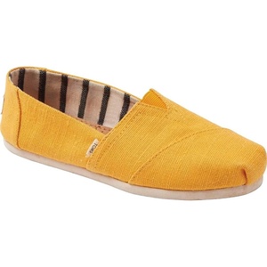 image:imageTOMS Mens Alpargata Classic Slipon Espadrille TextileSynthetic UpperGold Fusion Heritage Canvas
