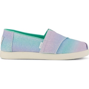 image:imageTOMS Mens Alpargata Classic Slipon Espadrille TextileSynthetic UpperJelly Bright Multi Ombre Glitter