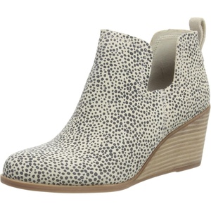 image:imageTOMS Mens Alpargata Classic Slipon Espadrille TextileSynthetic UpperMacadamia Mini Cheetah Printed Suede