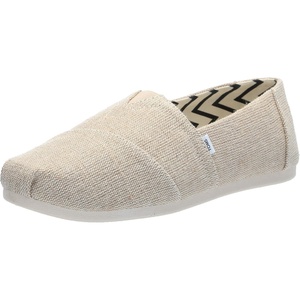 image:imageTOMS Mens Alpargata Classic Slipon Espadrille TextileSynthetic UpperNatural Undyed Wide Heritage Canvas