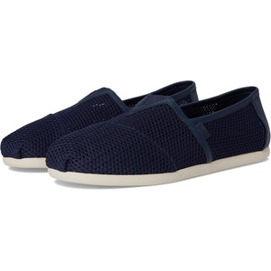 image:imageTOMS Mens Alpargata Classic Slipon Espadrille TextileSynthetic UpperNavy 1