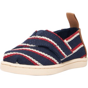 image:imageTOMS Mens Alpargata Classic Slipon Espadrille TextileSynthetic UpperNavy Woven Stripes