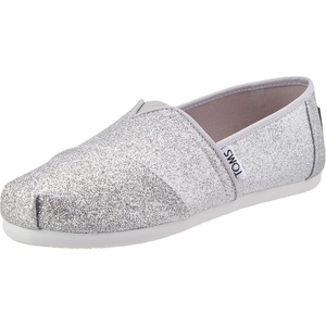 image:imageTOMS Mens Alpargata Classic Slipon Espadrille TextileSynthetic UpperSilver