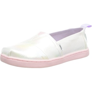 image:imageTOMS Mens Alpargata Classic Slipon Espadrille TextileSynthetic UpperWhite Multi Iridescent Stripe