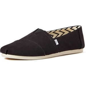 image:imageTOMS Mens Alpargata Loafer FlatBlack Recycled Cotton Canvas