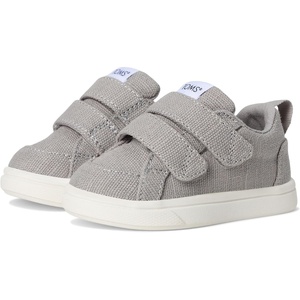 image:imageTOMS Toddler Cruz Double Strap Sneaker Classic Hook and Loop Closure Heel Pull Tab for Easy OnDrizzle Grey Heritage Canvas