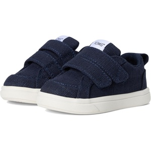 image:imageTOMS Toddler Cruz Double Strap Sneaker Classic Hook and Loop Closure Heel Pull Tab for Easy OnNavy Heritage Canvas