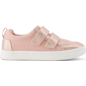image:imageTOMS Toddler Cruz Double Strap Sneaker Classic Hook and Loop Closure Heel Pull Tab for Easy OnPale Rose Metallic Pu