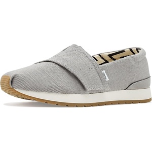 image:imageTOMS Unisex Child Resident Plus Sneaker Textile Upper Hook amp Loop ClosureDrizzle Grey Heritage Canvas