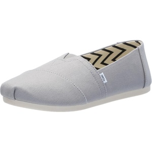 image:imageTOMS Womens Alpargata Classic SlipOn Espadrille Textile UpperDrizzle Grey Recycled Cotton Canvas
