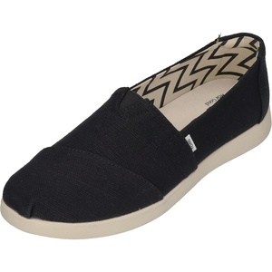 image:imageTOMS Womens Alpargata Plus Slip On Espadrille Textile Upper Relaxed Fit CloudBound Insole Stretchy Easy On and OffBlack