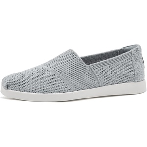 image:imageTOMS Womens Alpargata Plus Slip On Espadrille Textile Upper Relaxed Fit CloudBound Insole Stretchy Easy On and OffLight Grey Engineered Knit