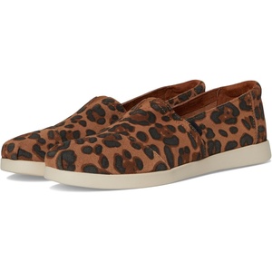 image:imageTOMS Womens Alpargata Plus SlipOn ShoesBrown Sugar Leopard Suede