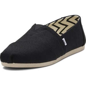 image:imageTOMS Womens Alpargata Wide Width ShoesBlackWhite