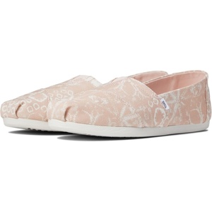 image:imageTOMS Womens Alpargata Wide Width ShoesCloudy Pink Patchwork Batik Print