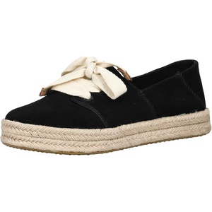 image:imageTOMS Womens Carolina LaceUp EspadrilleBlack Suede