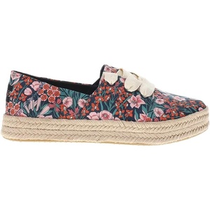 image:imageTOMS Womens Carolina LaceUp EspadrilleBlue  Multi  Pink