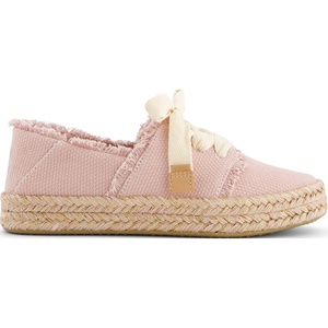image:imageTOMS Womens Carolina LaceUp EspadrillePale Rose Beachside Woven Fray