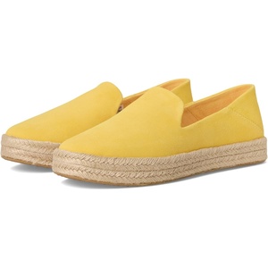 image:imageTOMS Womens Carolina Slipon Espadrille Leather UpperPineapple Yellow