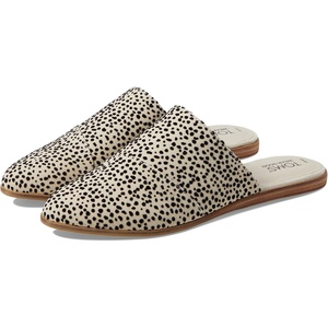 image:imageTOMS Womens Jade Flat SlidesFlocked Mini Cheetah