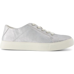 image:imageTOMS Womens Kameron Lace Up Fashion Sneaker Suede Upper CloudBound InsoleLt Gry Met Suede