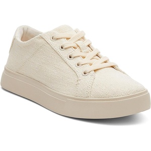image:imageTOMS Womens Kameron Lace Up Fashion Sneaker Suede Upper CloudBound InsoleNatural Two Tone Slub