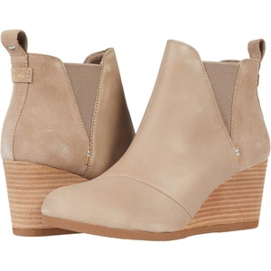 image:imageTOMS Womens Kelsey Ankle BootTaupe Grey LeatherSuede