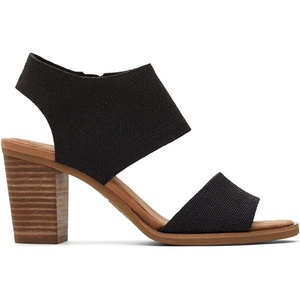 image:imageTOMS Womens Majorca Cutout SandalBlack Melange Woven