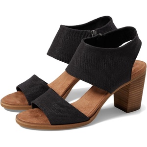 image:imageTOMS Womens Majorca Cutout SandalBlack Woven