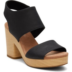 image:imageTOMS Womens Majorca Platform Sandal Textile UpperBlack