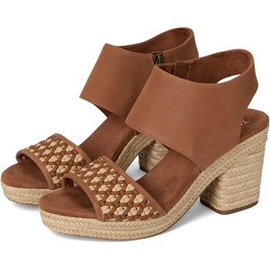 image:imageTOMS Womens Majorca Platform Sandal Textile UpperBrown Sugar