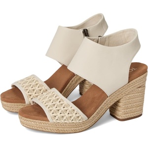 image:imageTOMS Womens Majorca Platform Sandal Textile UpperNatural 1