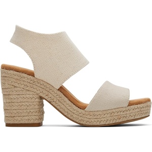 image:imageTOMS Womens Majorca Platform Sandal Textile UpperNatural Basket Weave