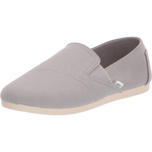 image:imageTOMS Womens Redondo Loafer Flat Textile UpperDrizzle Grey Canvas