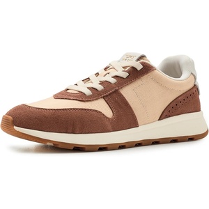 image:imageTOMS Womens Trvl Lite Retro LaceUp SneakersBrown Sugar Vintage TwillSuedePerf
