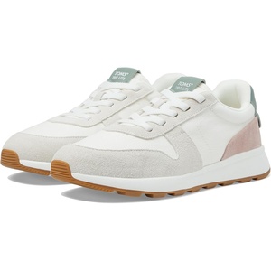 image:imageTOMS Womens Trvl Lite Retro LaceUp SneakersEgret Multi SuedeVintage Twill