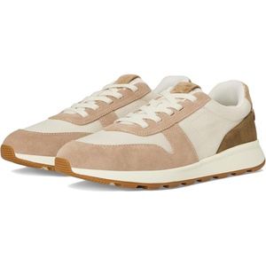image:imageTOMS Womens Trvl Lite Retro LaceUp SneakersOatmeal Vintage TwillSuedeMetallic Leather