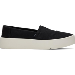 image:imageTOMS Womens Verona Slip On Sneaker Flexible Canvas UpperBlack Heritage Canvas