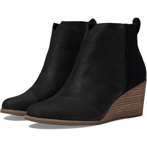 image:imageTOMS womens ClareBlack LeatherSuede