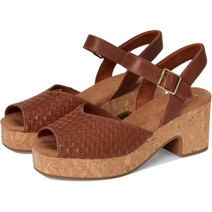 image:imageTOMS womens Isla Peep ToeAmber Brown