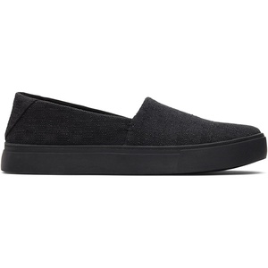 image:imageToms Womens Kameron SlipOnBlack Black Two Tone Slub